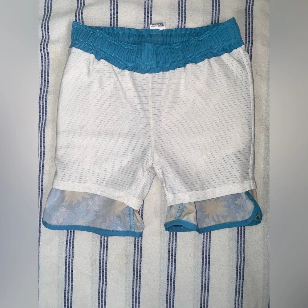 Wonder Nation Boys Tropical Swim Shorts size Medium (8) With Pockets